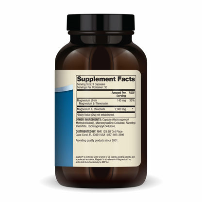 Dr. Mercola Magnesium Advanced – 2,000 mg Magtein Magnesium L-Threonate for Brain & Cellular Support | 2 Pack, 60 Servings