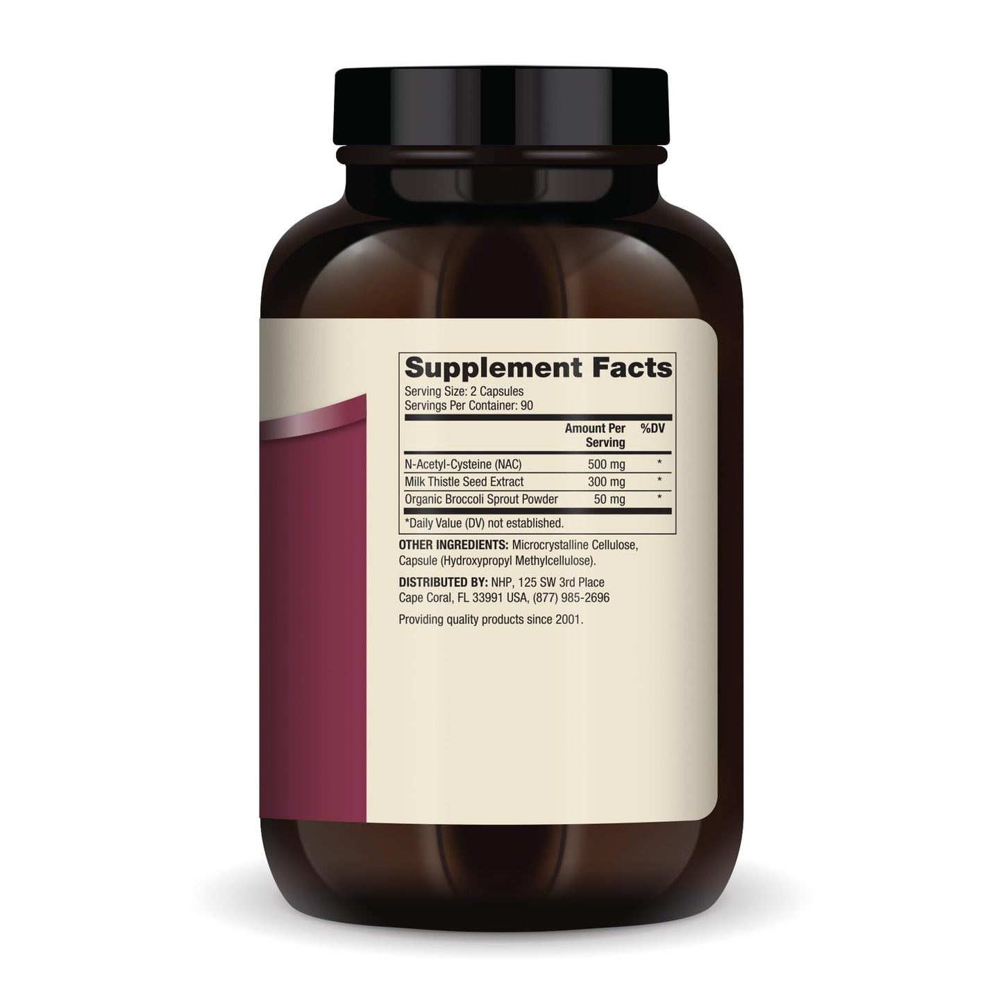 Dr. Mercola NAC with Milk Thistle - 500 mg NAC per Serving, 180 Capsules | Non-GMO, Gluten-Free & Soy-Free