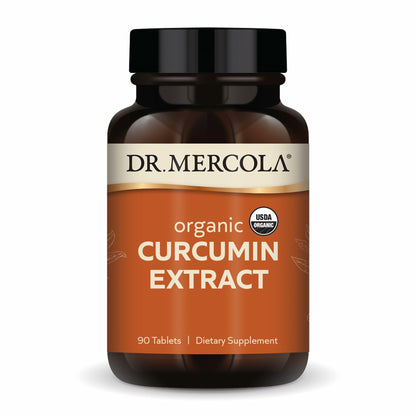 Dr. Mercola Organic Curcumin Extract – 90 Servings, USDA Organic