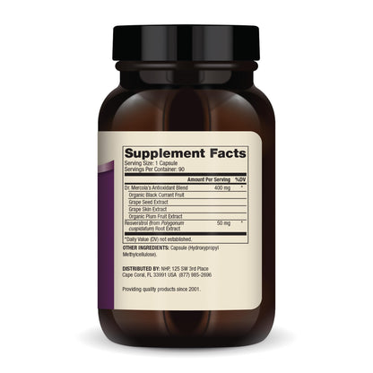 Dr. Mercola Purple Defense - High-Potency Antioxidant Support - 90 Capsules