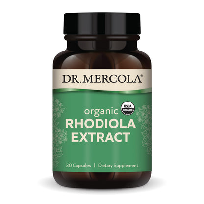 Dr. Mercola Rhodiola Extract – 30 Servings, Organic, Mood & Stress Support