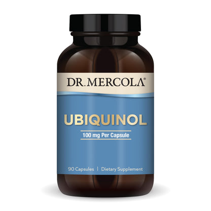 Dr. Mercola Ubiquinol 100 mg – High-Absorption CoQ10 for Energy, Cellular & Heart Health | 90 Capsules