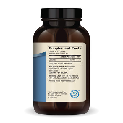 Dr. Mercola Ubiquinol 150 mg – Energy Support & Antioxidant, 90 Capsules
