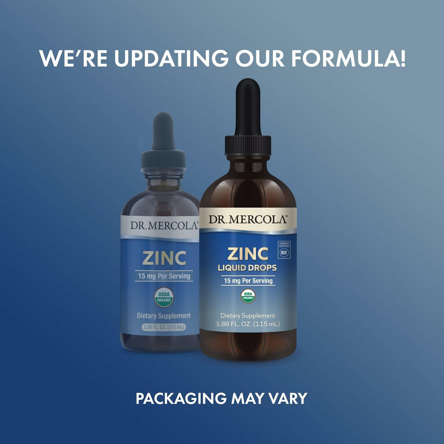 Dr. Mercola Zinc Drops – 15 mg Organic Zinc, Immune Support | USDA Organic