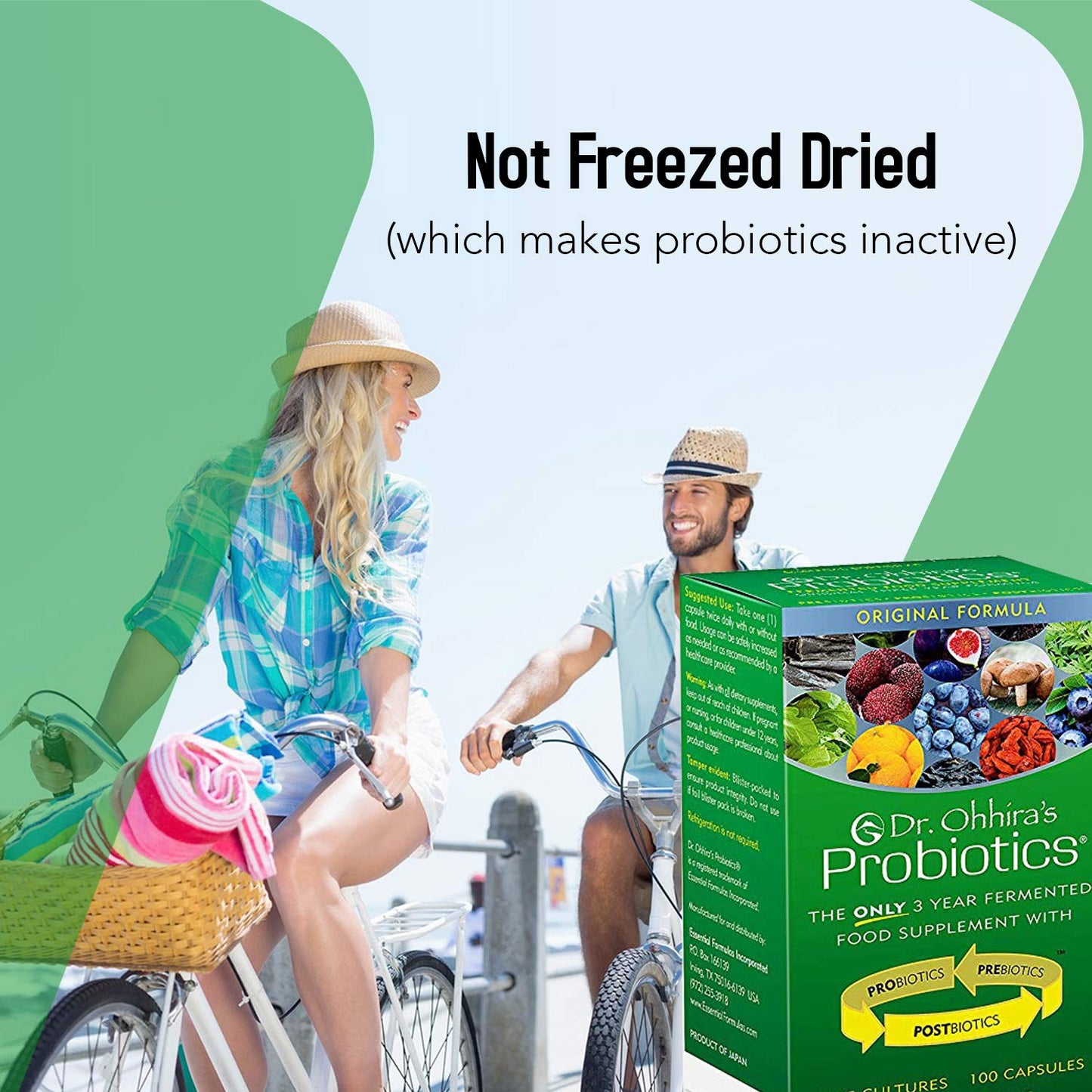 Dr. Ohhira's Probiotics Daily Original Formula – 100 Caps + Travel Pack | Essential Formulas