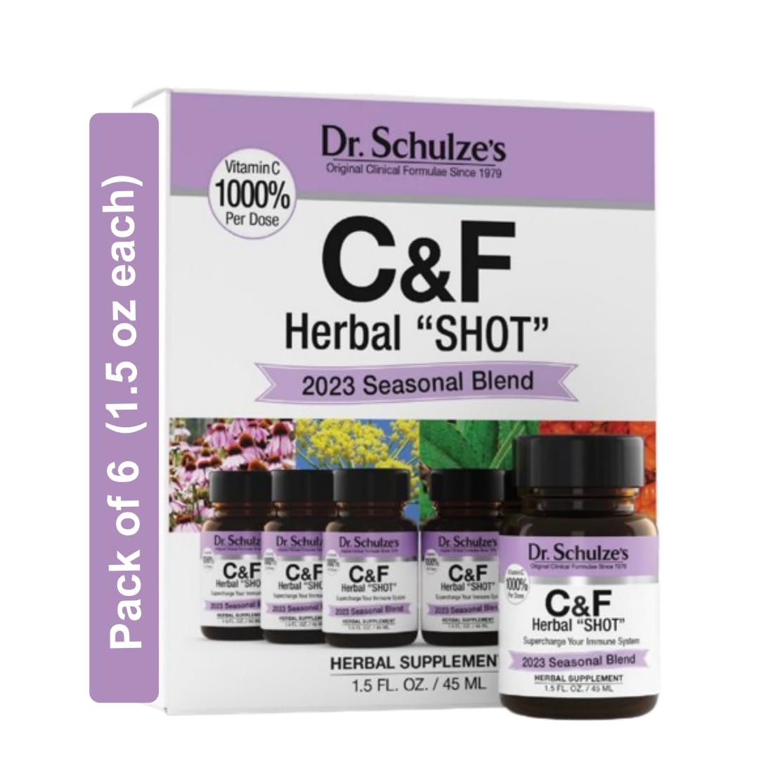 Dr. Schulze's Herbal Shot – Organic Extract, Gluten-Free & Non-GMO | Immune Support