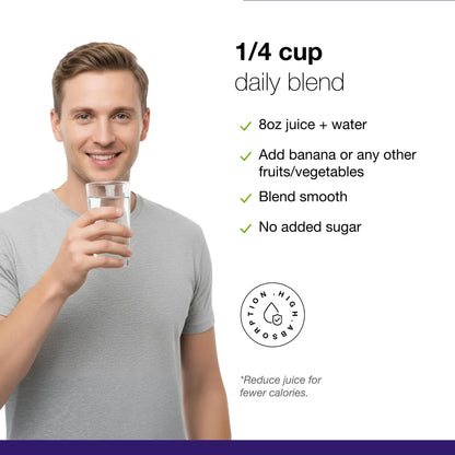 Dr. Schulze's SuperFood Ultra – Organic Super Food Powder with Vitamin B Complex & 520% Vitamin C | 17.4 oz