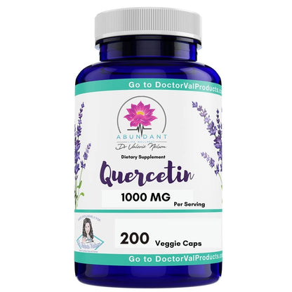 Dr. Valerie Nelson Quercetin 500 mg - 200 Capsules | Made in USA - Best Value