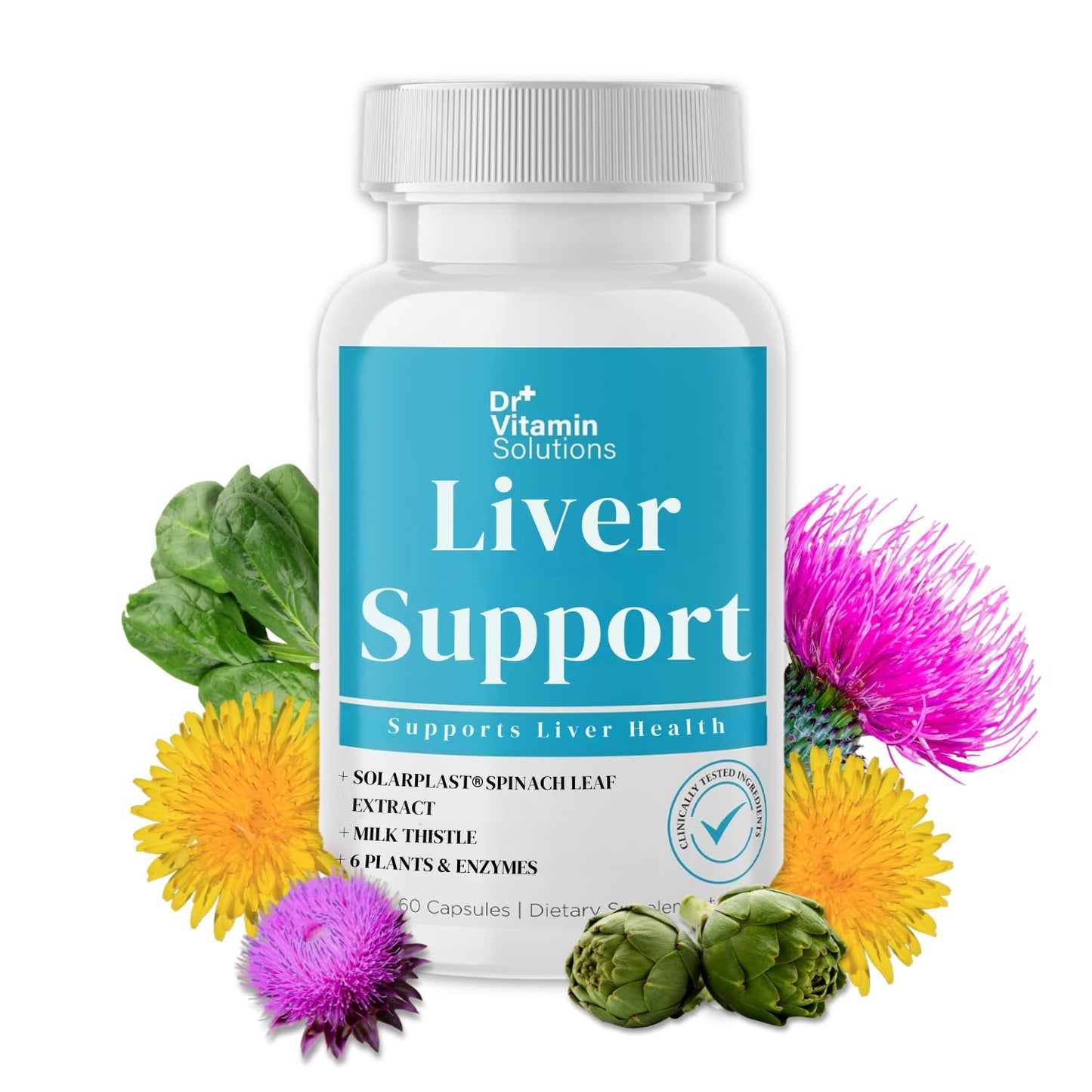 DR Vitamin Solutions Liver Cleanse Detox — Milk Thistle & Enzymes