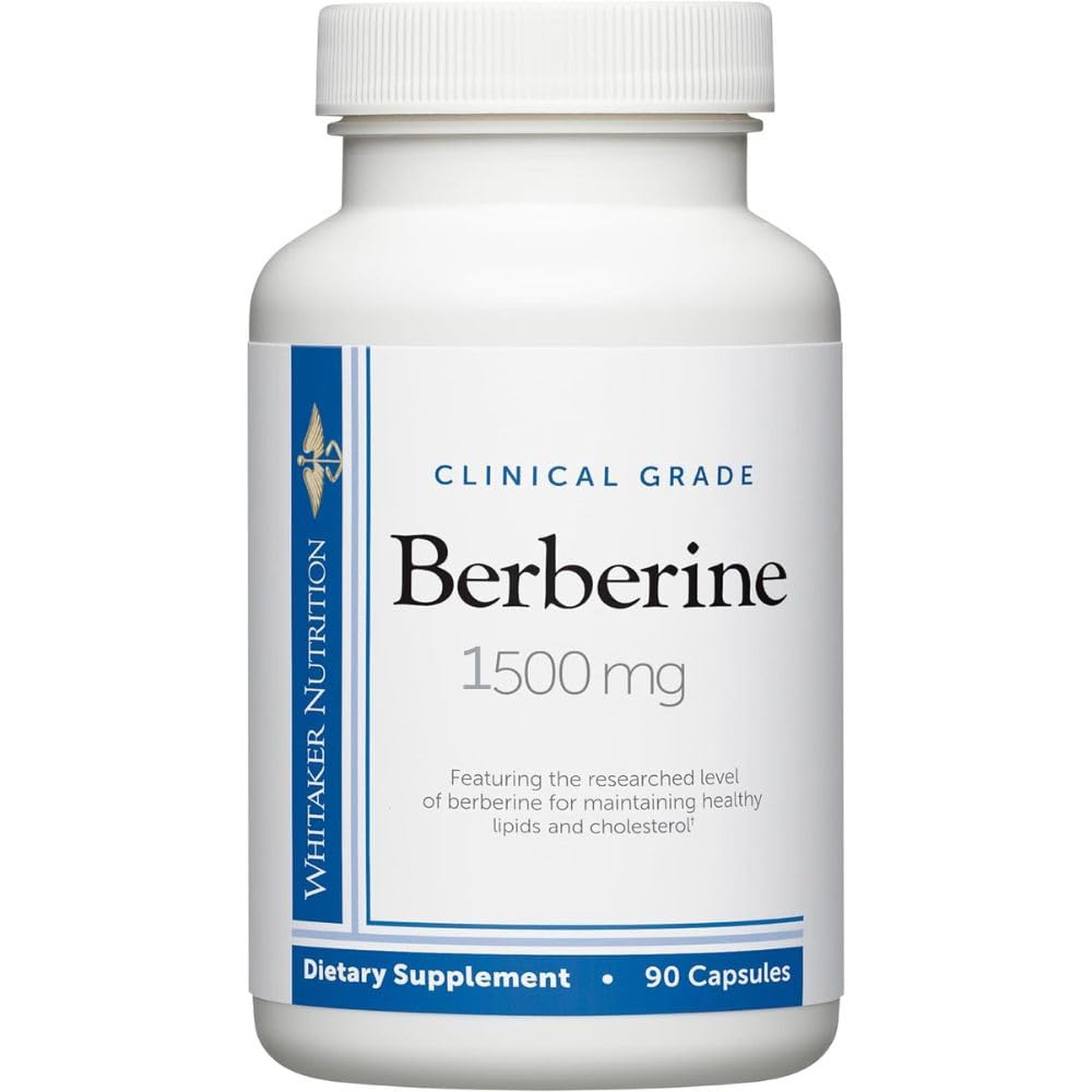 Dr. Whitaker Clinical Grade Berberine | 1,500 mg Daily Serving | 30-Day Supply