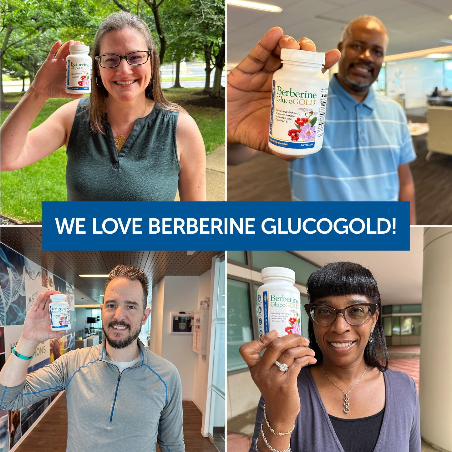 Dr. Whitaker’s Berberine GlucoGold — 1500 mg Berberine with Cinnamon & Banaba (90 Tablets)