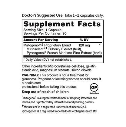 Dr. Whitaker Ocular Pressure & Retina Defense | Supports Eye Pressure, Circulation & Retina Health (30 Caps)
