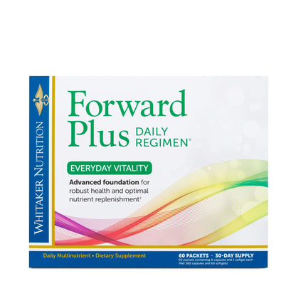 Dr. Whitaker's Forward Plus Daily Regimen – Comprehensive Multivitamin (60 Packets, 30-Day Supply)