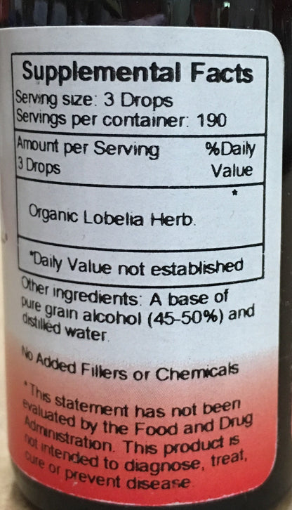 Dr Christopher's Lobelia Alcohol Extract - 1 Fluid Ounce | Herbal Remedy