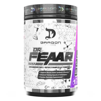 DRAGON PHARMA Dr. FEAAR Advanced Full-Spectrum EAA Matrix – 30 Servings (Grape Juice)