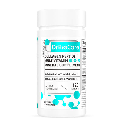 DrBioCare Collagen Peptides for Women | Beauty Vitamin & Mineral Supplement, Made in USA