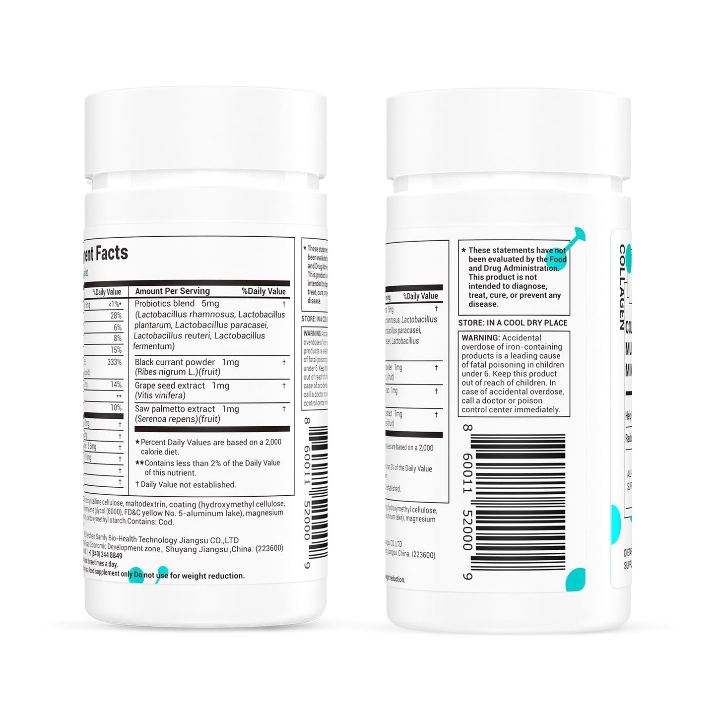 DrBioCare Collagen Peptides for Women – Beauty Vitamin & Mineral Supplement, 120 Tablets