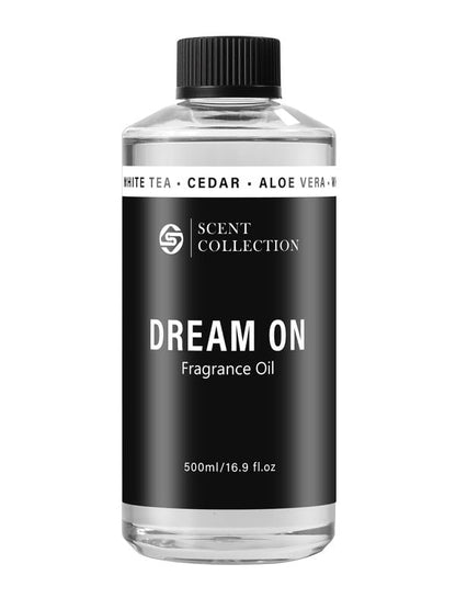Dream On Luxury Hotel Scent Diffuser Oil 500ml White Tea – Waterless Refill