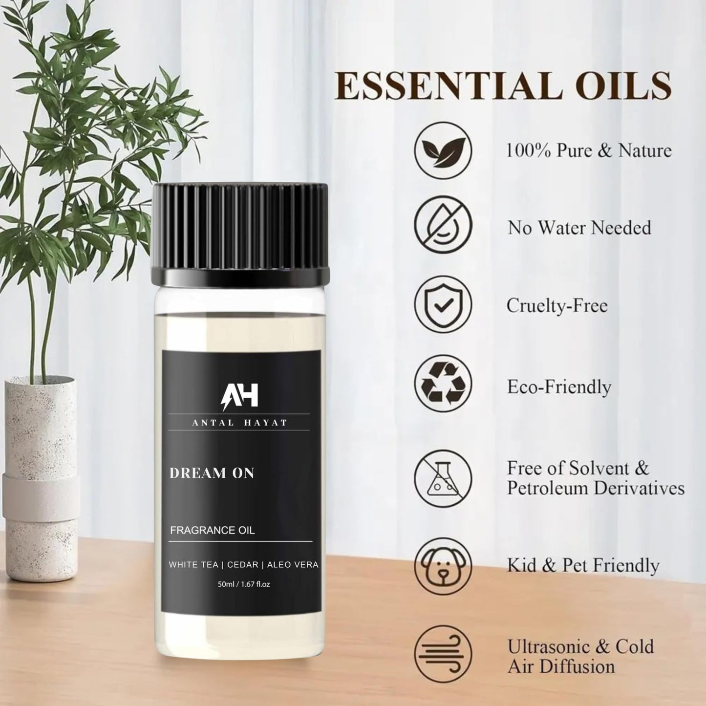 Antal Hayat Dream On 50mL Essential Oil – Westin Hotel Inspired Home Luxury Diffuser Oil