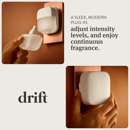 Drift Home Scent Diffuser Starter Kit in Teak – Adjustable, Long-Lasting Aroma, Pet Safe