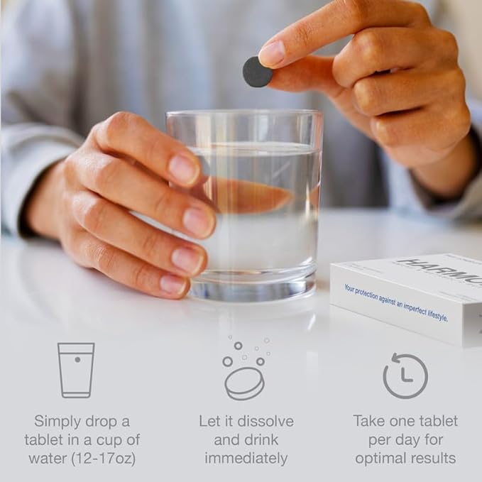 DRINK HRW Harmony: Molecular Hydrogen Tablet with ImmunoLP20 (Raspberry, 30ct)