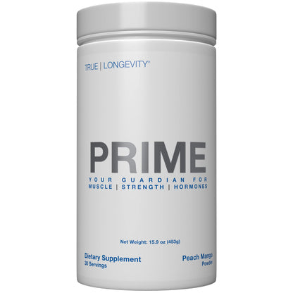 DRINK HRW Prime – Men's Health Supplement | Creatine+ GAA + HMB | Peach Mango (30 Servings)