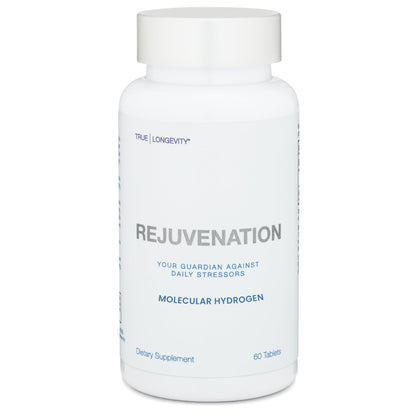 DRINK HRW Rejuvenation: Molecular Hydrogen Water Tablets with 12 ppm H2 | 60 Count, Unflavored