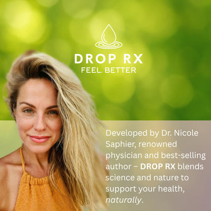 Drop Rx Intimacy by Dr. Nicole Saphier – Organic Maca, Ginkgo & Tribulus Liquid Supplement (USA Made)