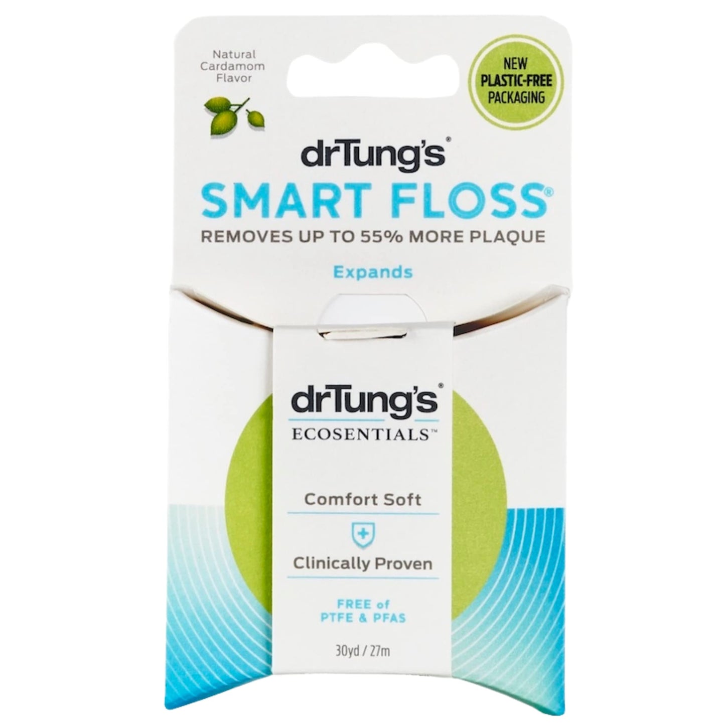 DrTung's Smart Floss – Natural, PTFE & PFAS Free Cardamom Floss (Pack of 30)