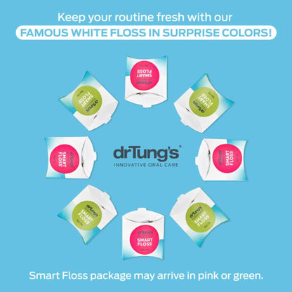 DrTung's Smart Floss – Natural, PTFE & PFAS Free, Cardamom Flavored – Pack of 3