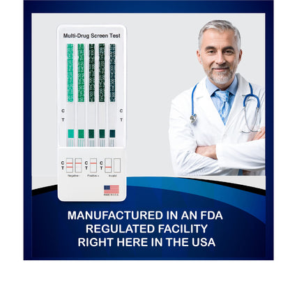 5 Pack DrugExam Marijuana Test Dip Card – Cannabinoids Rapid Test (5 Min)