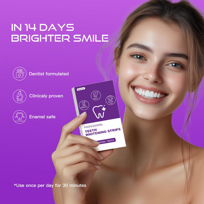 Teeth Whitening Strips – Pack of 28, 14 Treatments – Safe for Enamel, Sensitivity-Free