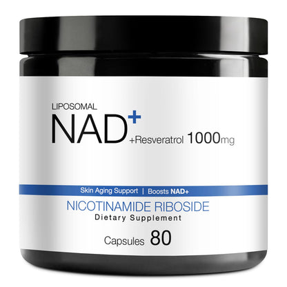DUCRKACS NAD Supplement – NAD+ NR + Resveratrol for Energy & Anti-Aging