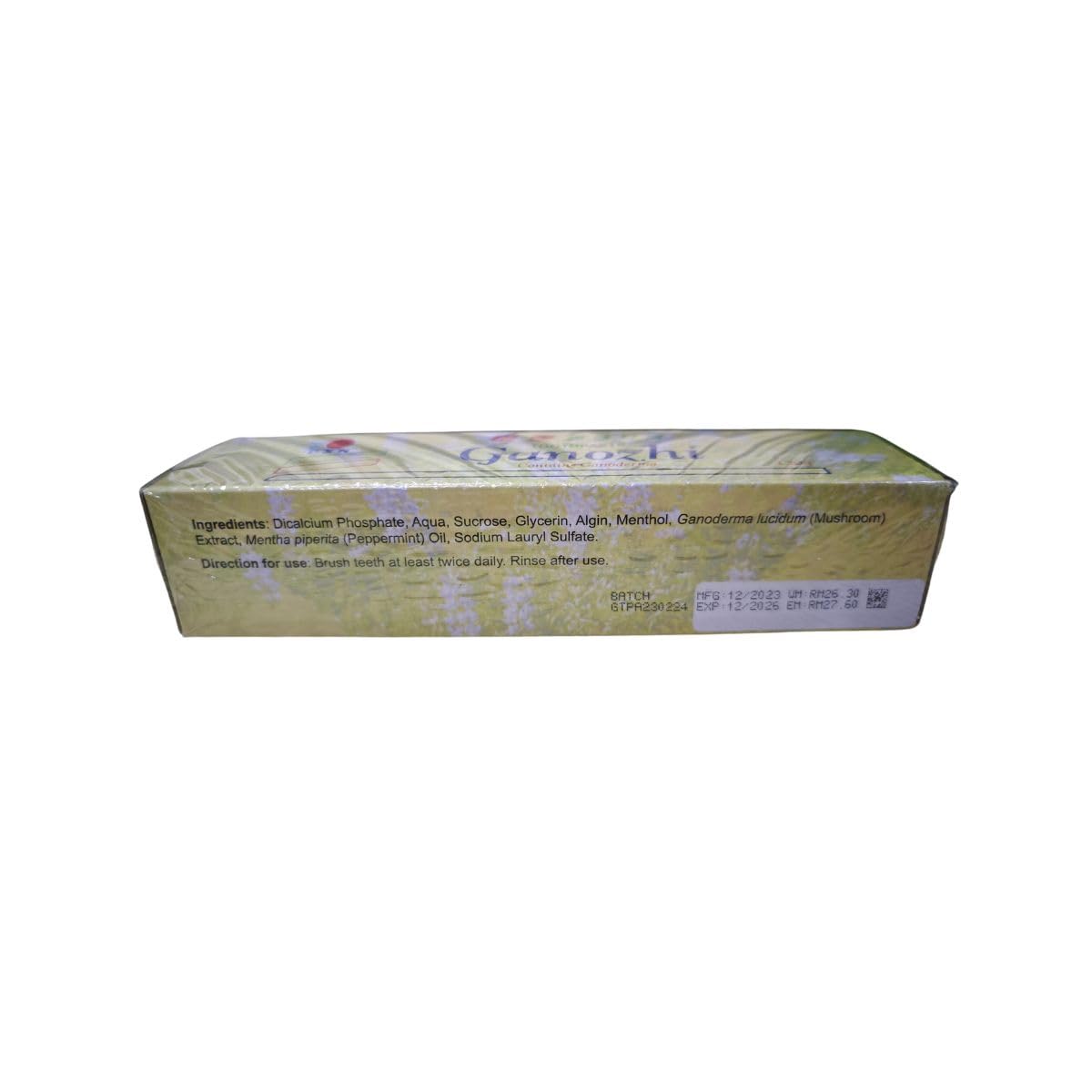 DXN Ganozhi Toothpaste + Nona Manis Coaster Pack (5 Boxes) – 150g Each