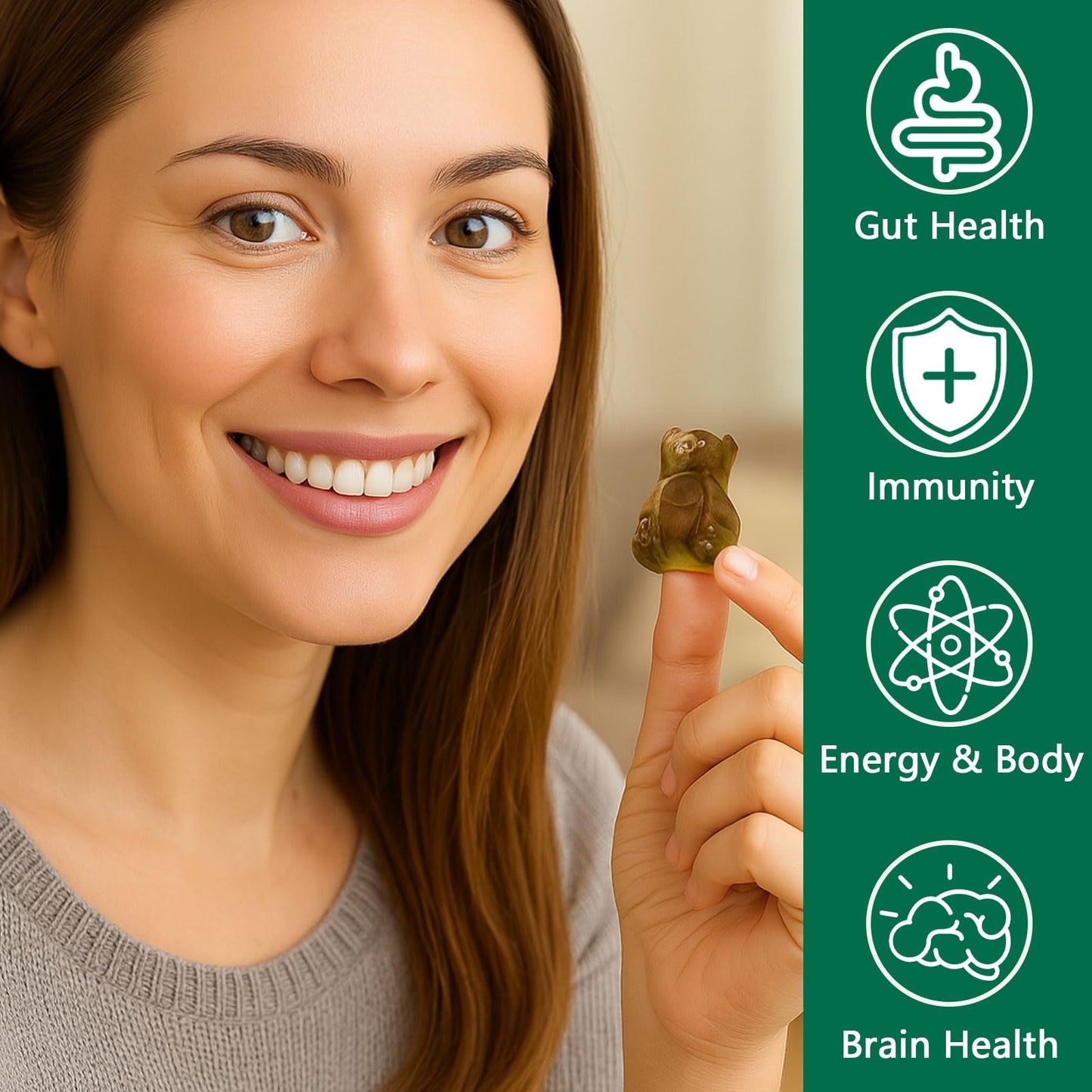 DYDUON Greens Gummies – Daily Greens with Organic Chlorella & Spirulina