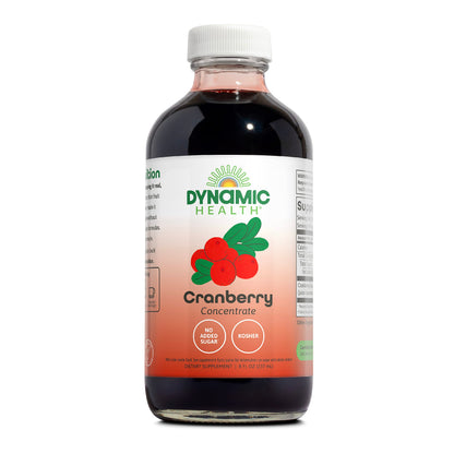 Dynamic Health Cranberry Juice Concentrate — Unsweetened, No Added Sugar, 8 Fl oz