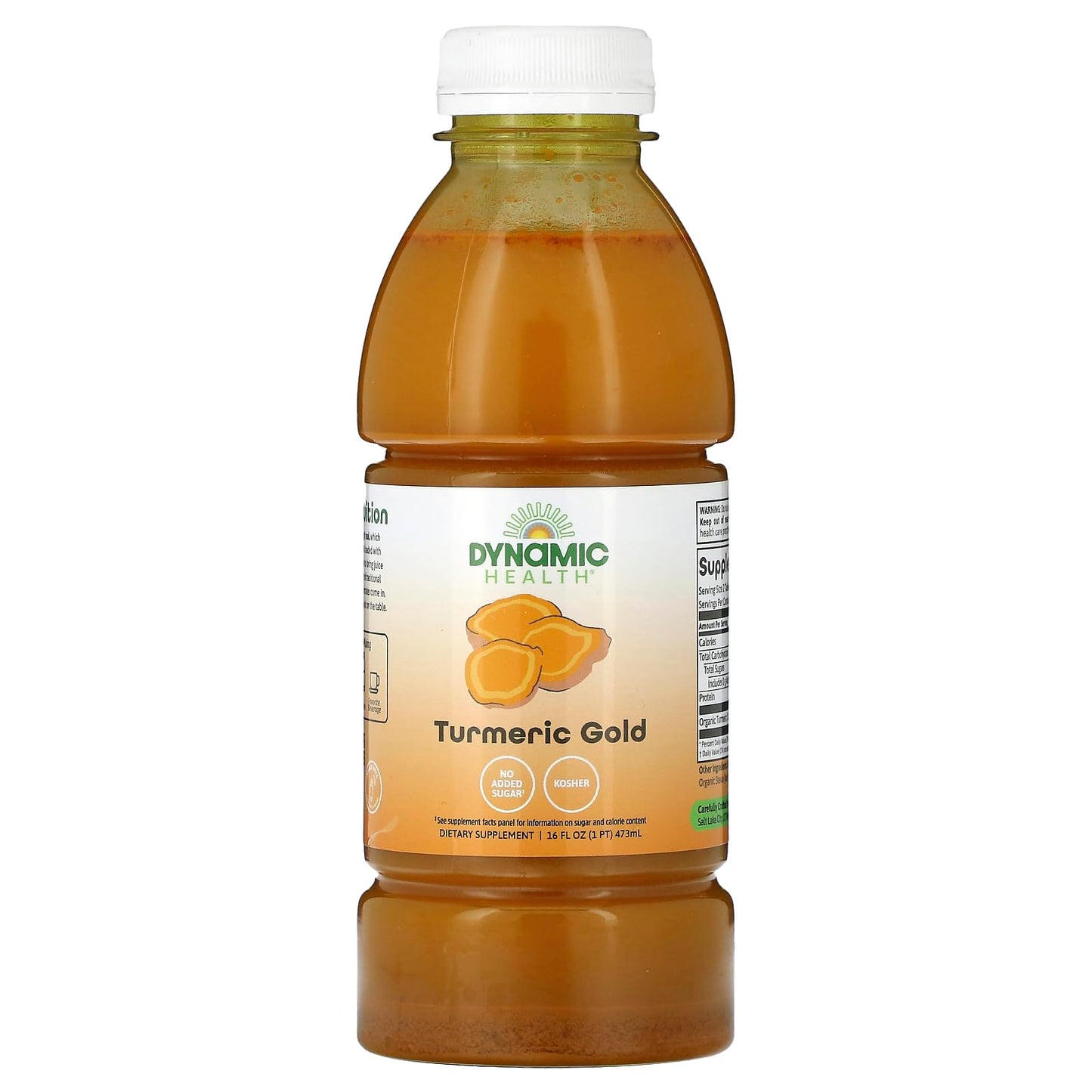 Dynamic Health Turmeric Gold - 16 oz Turmeric Juice, No Additives