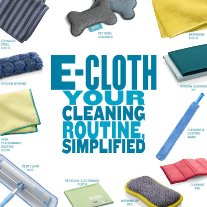 E-Cloth 3-Pack Glasses Cloth – Microfiber Eyewear Cleaning (Washable)