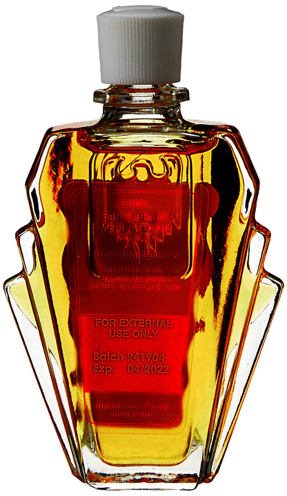 Eagle Brand Medicated Oil (Refresh) – Peppermint & Clove Bud, 24ml
