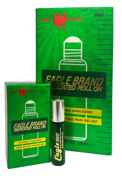 Eagle Brand Medicated Oil Roll-On – Dozen Pack (Pack of 12)
