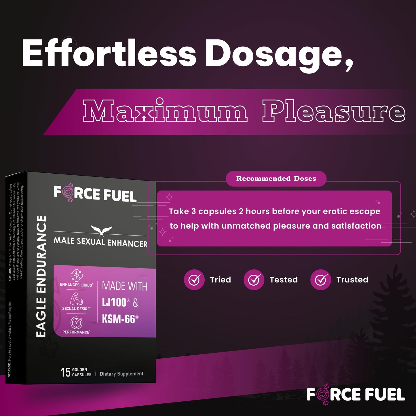 Eagle Endurance – Herbal Sex Pills for Men – Last Longer & Stronger Erections