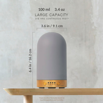 Earnest Living 100 ml Essential Oil Diffuser – Ultrasonic, Auto Off, 4 Timers
