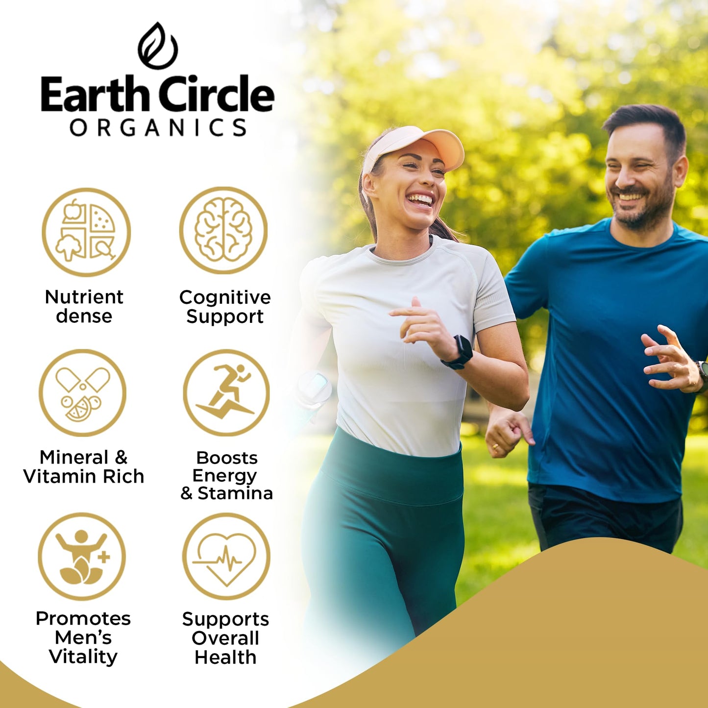 Earth Circle Organics Black Maca Powder – Peruvian Maca Negra, Energy & Vitality (8oz x3)