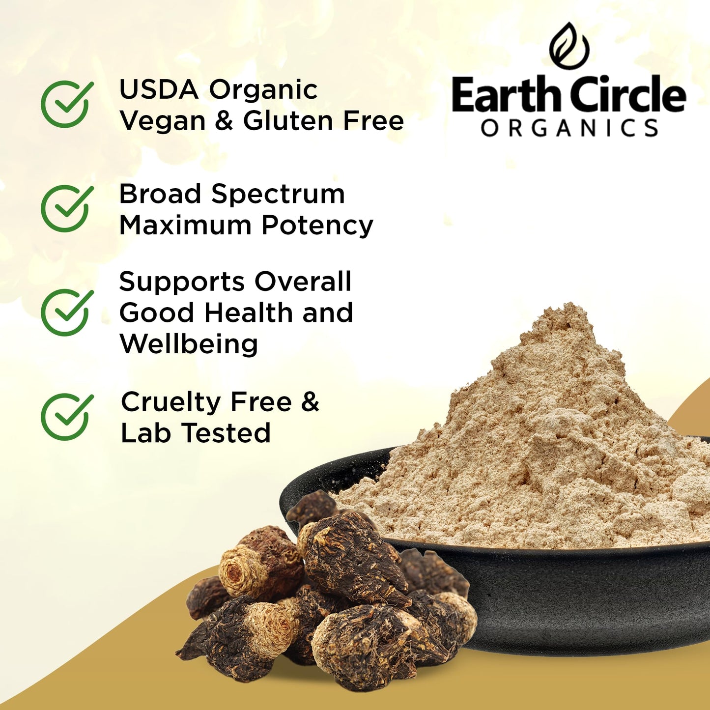Earth Circle Organics Black Maca Powder – Peruvian Maca Negra, Energy & Vitality (8oz x3)