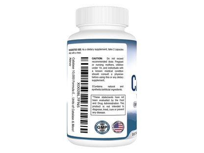 Best Earth Naturals Catalase 10,000 Hair Supplement – 3-Pack (90-Day Supply)