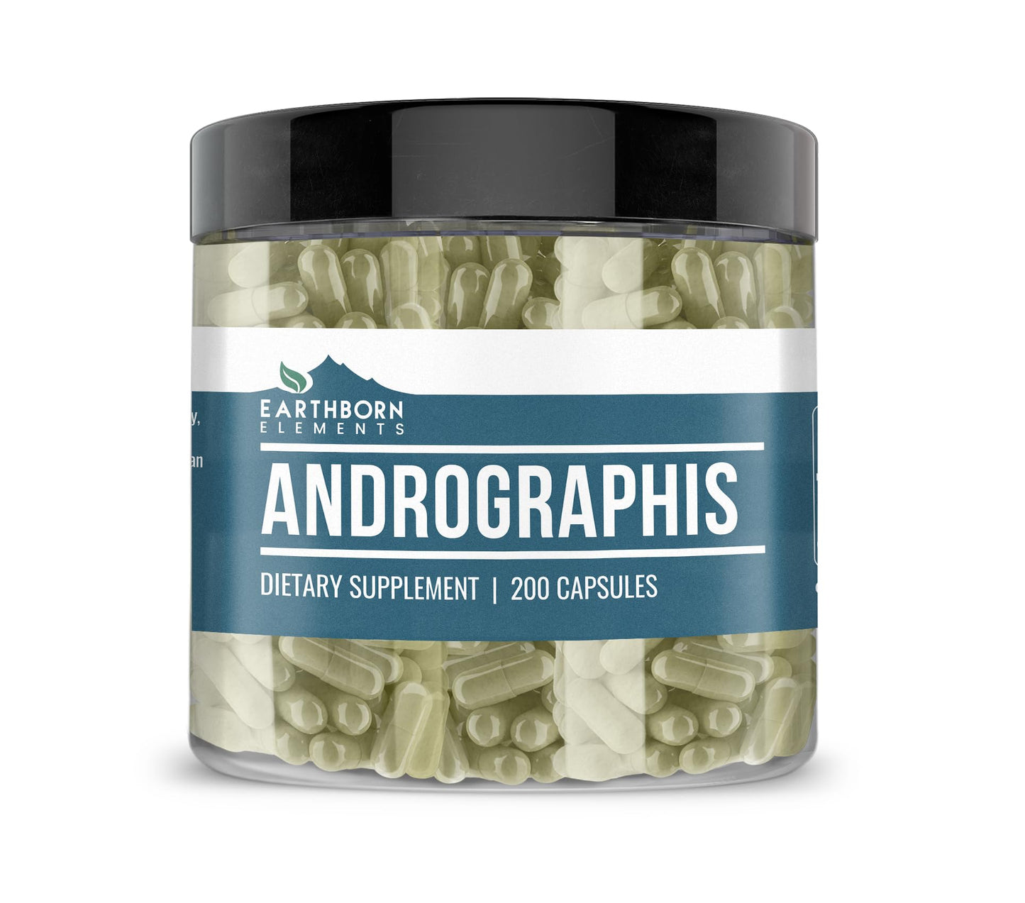 Earthborn Elements Andrographis Paniculata 200 Capsules – Pure & Undiluted, No Additives