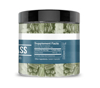 Earthborn Elements Barley Grass 200 Capsules – Pure & Undiluted