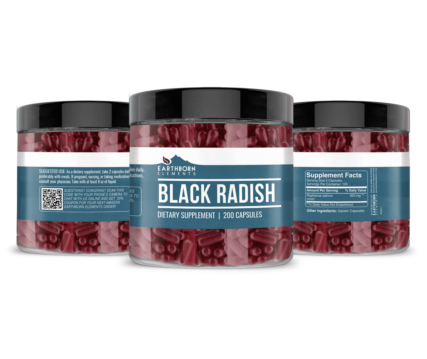 Earthborn Elements Black Radish Extract – Pure & Undiluted, No Additives