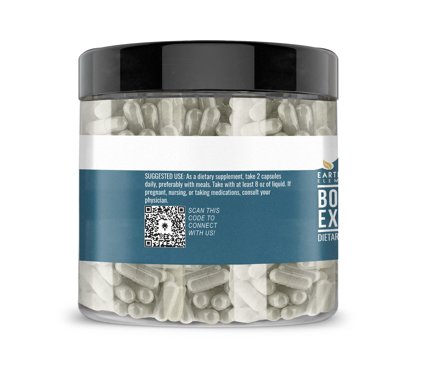 Earthborn Elements Boswellia Serrata Extract 200 Capsules - Pure & Undiluted, No Additives