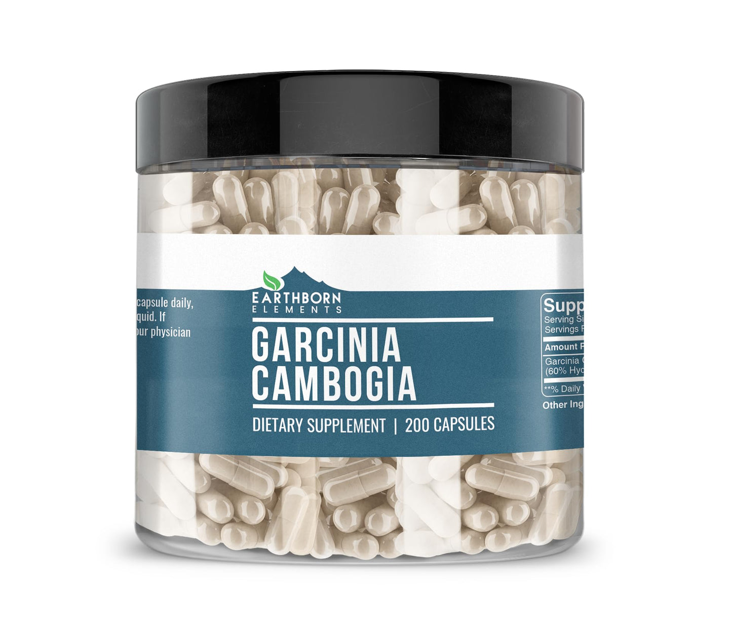 Earthborn Elements Garcinia Cambogia 200 Capsules – Pure & No Additives